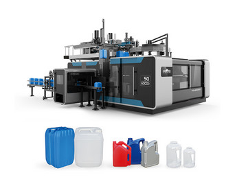 Máy thổi khuôn đầy đủ Servo Pe 25l Máy quay tốc độ cao