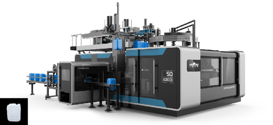 Máy thổi khuôn tốc độ cao LDPE Full Servo 6 khuôn