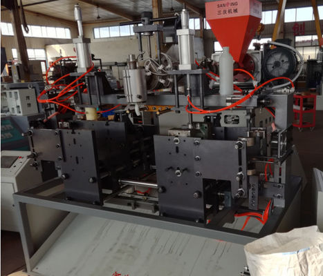 Máy thổi đùn chai PE 1000ml Double Station 7,5kw