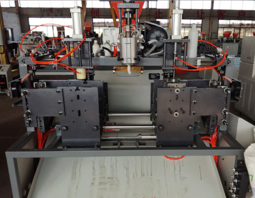 Máy thổi đùn chai PE 1000ml Double Station 7,5kw