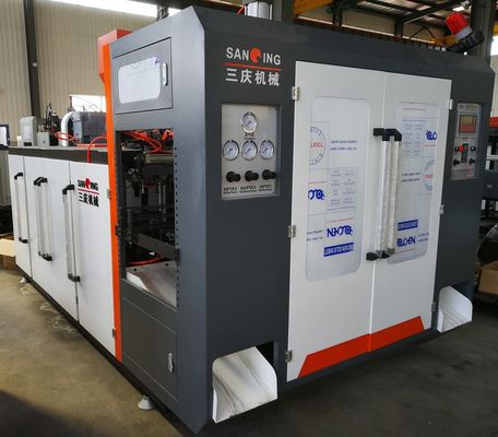 Máy thổi khuôn hoàn toàn tự động 1 lít 2x2m 18,5KW Độ dày khuôn 230mm