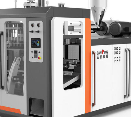 Máy thổi chai nhựa HDPE ISO 8MPa PE Thổi khuôn 35KN