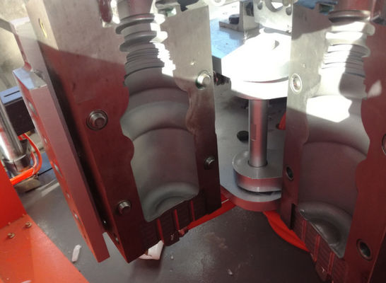 Dia 10cm Chai nhựa 1 lít Máy thổi khuôn 15KW 12 khuôn