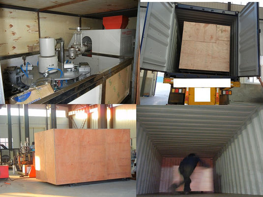 Máy thổi nhựa 55/65 Khối lượng 1000 Máy làm ống mềm 8kw