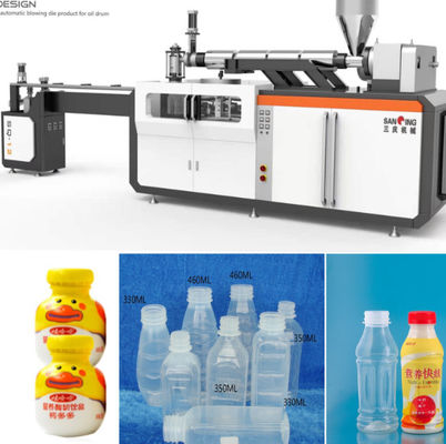 Máy thổi khuôn chai sữa 500mL 1200PCS mỗi giờ Điều khiển PLC