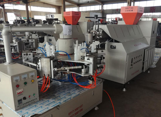 6 khuôn Khối lượng 1000 Máy thổi nhựa quay 45/55