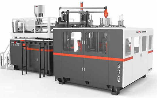 Thiết bị thổi khuôn động cơ servo cho chai dầu / chai nhiên liệu nhựa