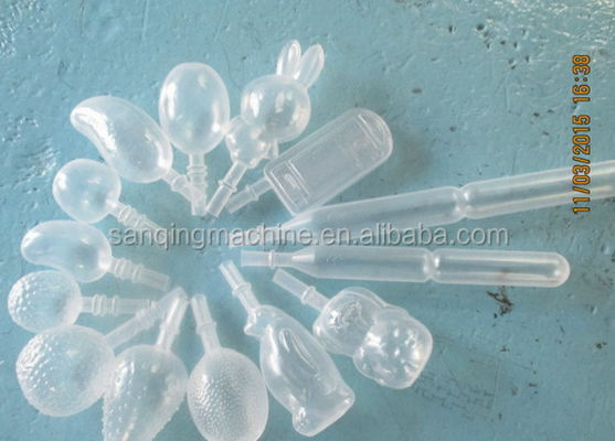 Pe Ice Pop Tube 220v Máy thổi khuôn 1 lít Máy quay 6 khuôn