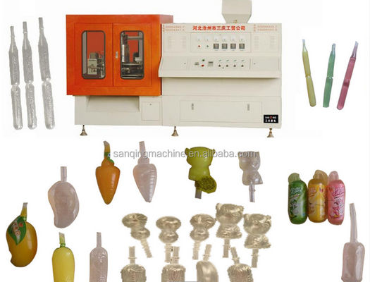 Máy quay tự động 6 khuôn 1 lít Máy thổi khuôn
