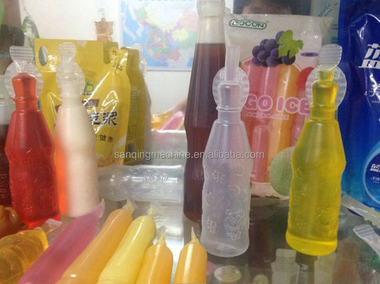 Ống nhựa Ice Pop 1 lít Máy thổi khuôn 6 khuôn quay hoàn toàn tự động